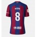 Günstige Barcelona Pedri Gonzalez #8 Heim Fussballtrikot Damen 2023-24 Kurzarm